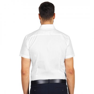 CLUB SSL MEN, muška košulja kratkikih rukava, bela