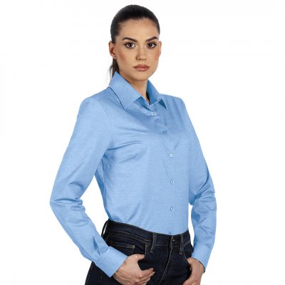 GRANT LSL WOMEN, ženska košulja dugih rukava, svetlo plava