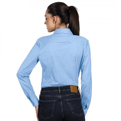 GRANT LSL WOMEN, ženska košulja dugih rukava, svetlo plava