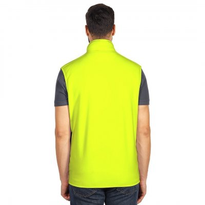 POLARIS VEST, prsluk od brušenog polara, neon žuti