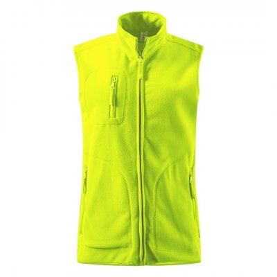 POLARIS VEST, prsluk od brušenog polara, 280 g/m2, neon žuti