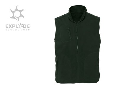 POLARIS VEST, prsluk od brušenog polara, zeleni