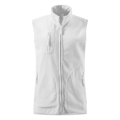 POLARIS VEST, prsluk od brušenog polara, 280 g/m2, beli