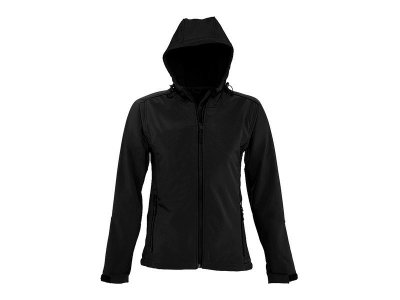 PROTECT WOMEN, ženska softshell jakna sa skidajućom kapuljačom crna