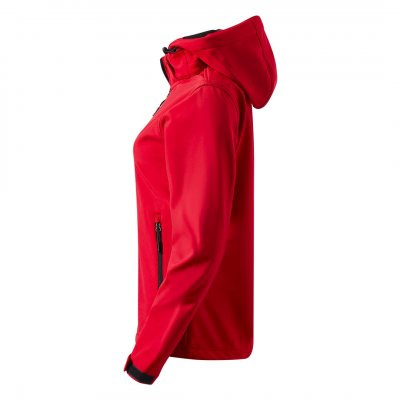 PROTECT WOMEN, ženska softshell jakna sa skidajućom kapuljačom crvena