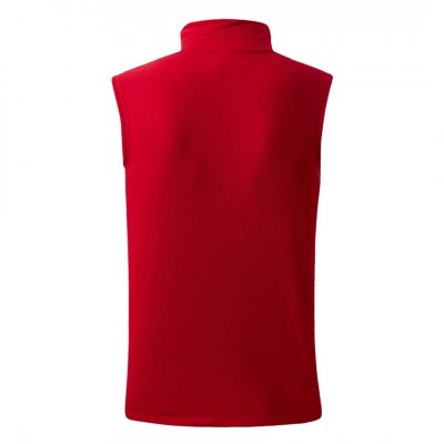 GLECHER VEST, prsluk od brušenog polara, 220 g/m2, crveni