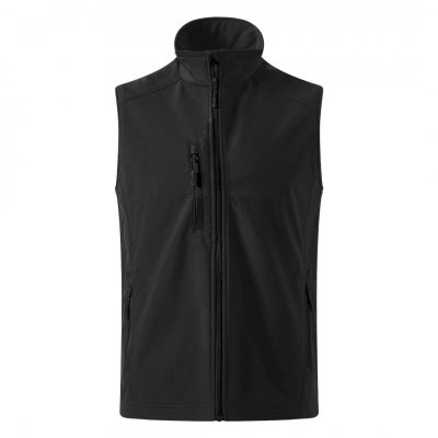 SKIPPER VEST, softšel prsluk, crni