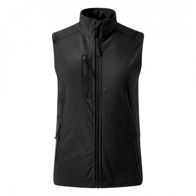 SKIPPER VEST WOMEN, ženski softšel prsluk, crni