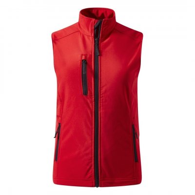 SKIPPER VEST WOMEN, ženski softšel prsluk, crveni