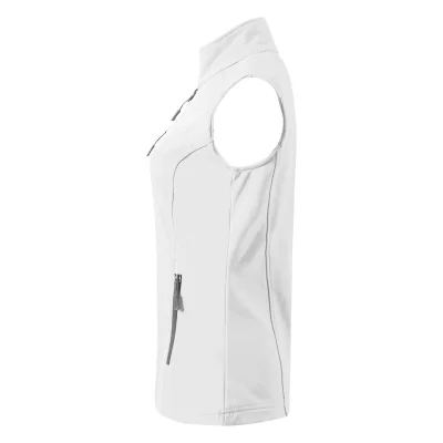 SKIPPER VEST WOMEN, ženski softšel prsluk, beli