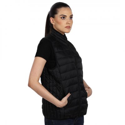 RINO VEST WOMEN, ženski prsluk, crni