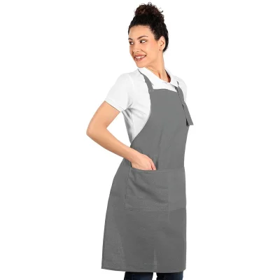 ECO CHEF, kecelja, tamno siva