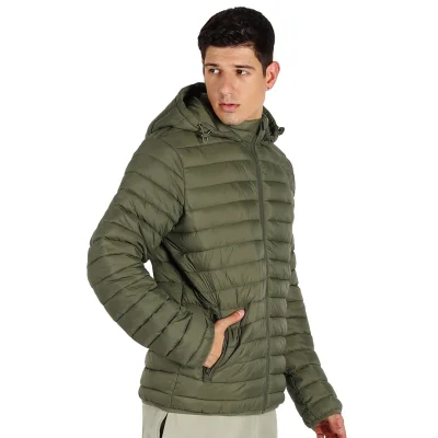LIBERTY JACKET MEN, jakna sa kapuljačom, maslinasta