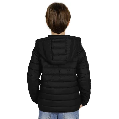 LIBERTY JACKET KID, dečja jakna sa kapuljačom, crna