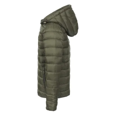 LIBERTY JACKET KID, dečja jakna sa kapuljačom, maslinasta