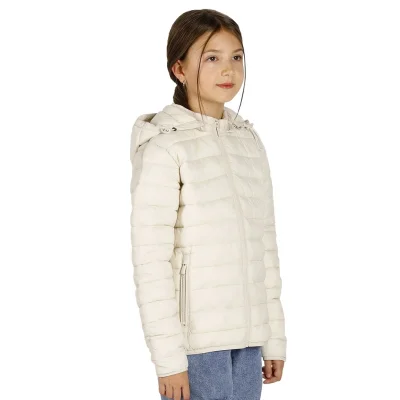 LIBERTY JACKET KID, dečja jakna sa kapuljačom, krem-bela
