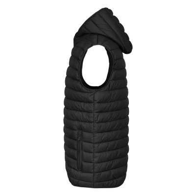 LIBERTY HOOD VEST MEN, prsluk sa kapuljačom, crni