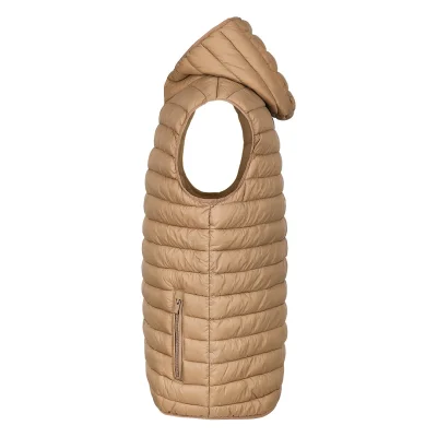 LIBERTY HOOD VEST MEN, prsluk sa kapuljačom, svetlo braon