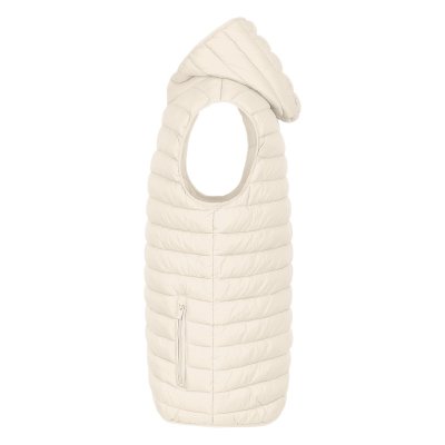 LIBERTY HOOD VEST MEN, prsluk sa kapuljačom, krem-beli