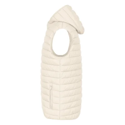 LIBERTY HOOD VEST MEN, prsluk sa kapuljačom, krem-beli
