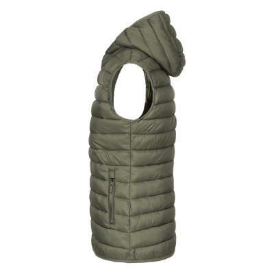 LIBERTY HOOD VEST WOMEN, ženski prsluk sa kapuljačom, maslinasti