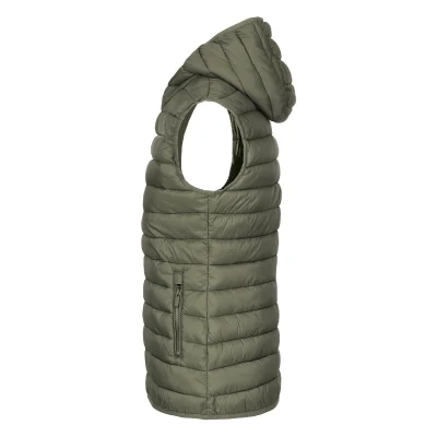 LIBERTY HOOD VEST WOMEN, ženski prsluk sa kapuljačom, maslinasti