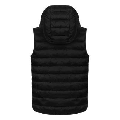 LIBERTY HOOD VEST KID, dečji prsluk sa kapuljačom, crni