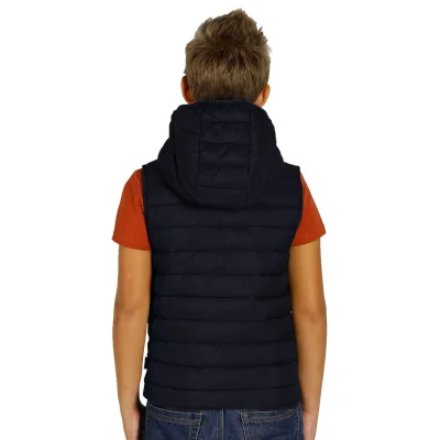 LIBERTY HOOD VEST KID, dečji prsluk sa kapuljačom, plavi