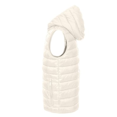 LIBERTY HOOD VEST KID, dečji prsluk sa kapuljačom, krem-beli