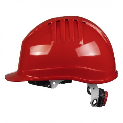 HELMET PRO, zaštitni šlem od hdpe materijala, crveni