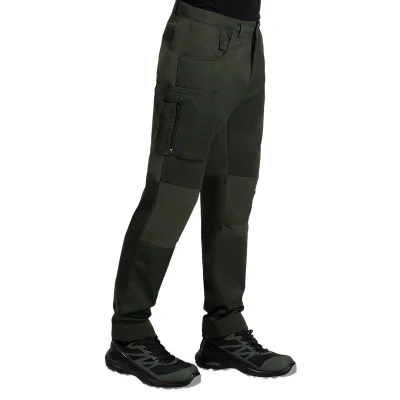 ROVER, servisne radne pantalone sa elastinom, maslinaste