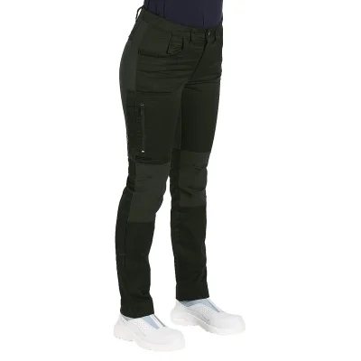 ROVER WOMEN, ženske servisne radne pantalone sa elastinom, maslinaste