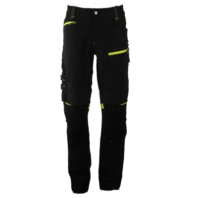 PANTHER PANTS W, elastične radne pantalone, neon žuta