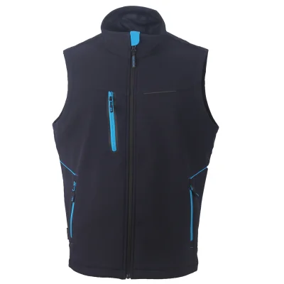 PANTHER VEST, softshell prsluk, plavi