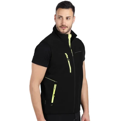 PANTHER VEST, softshell prsluk, neon žuta