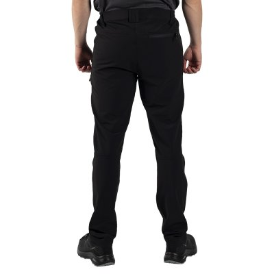 PANTHER TRACK PANTS, funkcionalne pantalone sa elastinom, crna