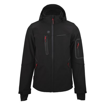 PANTHER THERMO MEN, softshell jakna sa ugrađenim grejačima, crna