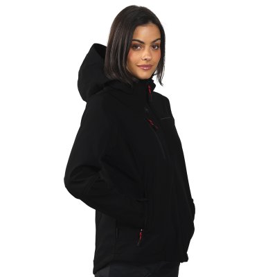 PANTHER THERMO WOMEN, ženska softshell jakna sa ugrađenim grejačima, crna