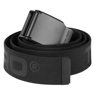 TRENCH, elastični radni kaiš sa metalnom šnalom, crni