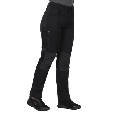 ROVER WOMEN S, ženske servisne radne pantalone sa elastinom, crni