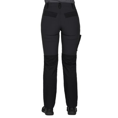 ROVER WOMEN S, ženske servisne radne pantalone sa elastinom, crni