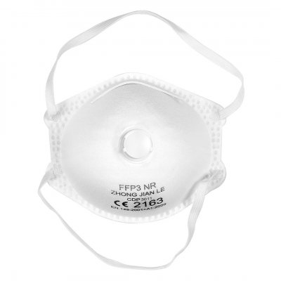 FFP3 VENT 1, zaštitna maska sa ventilom, bela