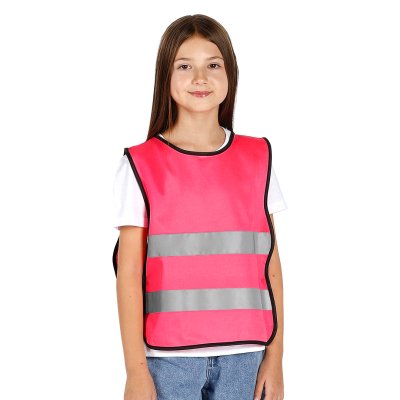 GLOW COLOR KID, dečji prsluk, neon roze