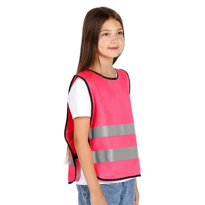 GLOW COLOR KID, dečji prsluk, neon roze