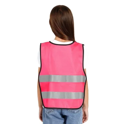 GLOW COLOR KID, dečji prsluk, neon roze