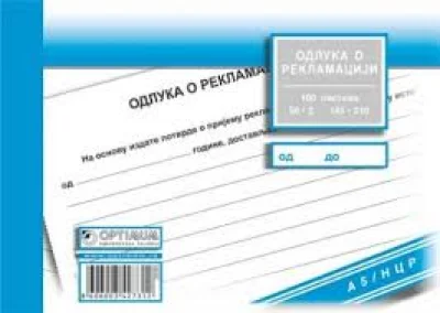 Odluka o reklamaciji
