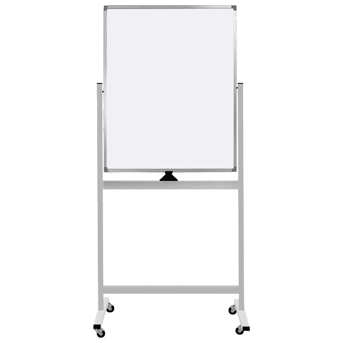 Tabla magnetna 60x90cm dvostrana + stalak sa točkićima WBAS0609 bela