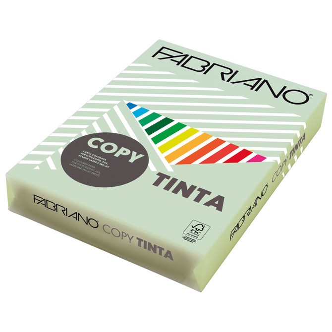 Papir Copytinta A3 80g pk250 Fabriano 66129742 pastelno zeleni (verede chiaro)!!