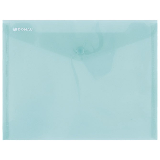 Fascikla koverta s dugmetom C5 pp Donau 8547001PL-06 providno zelena
