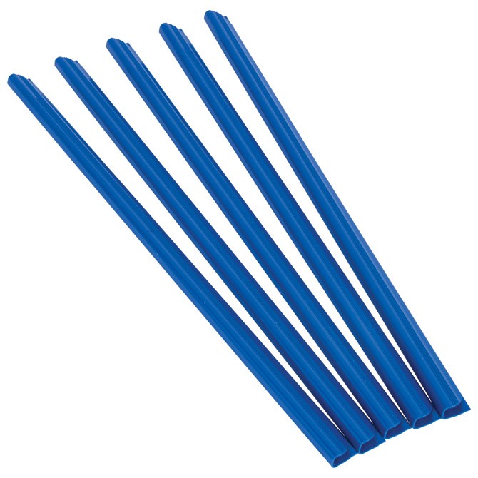 Lajsna klizna 4mm/297mm pvc (25 listova) pk50 Fellowes D104BL plava